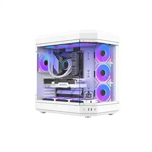 T-Wolf Infinity X10 ARGB ATX Gaming Casing White