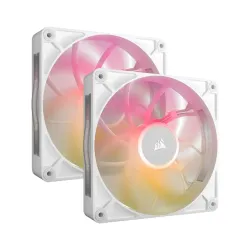 Corsair iCUE LINK RX140 MAX RGB 140mm PWM Fan White (2 pack) Corsair iCUE LINK RX140 MAX RGB 140mm PWM Fan White (2 pack)