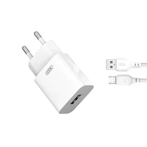 XO L99 EU 2.4A Fast Charger Adapter with Micro USB Cable