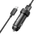 Hoco Z49A Level Single Port 18W Car Charger With Type-C Cable Hoco Z49A Level Single Port 18W Car Charger With Type-C Cable