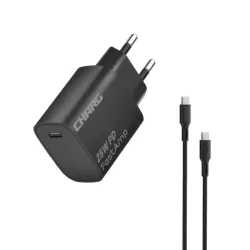 CHARG FastAmp 25W PD Type-C Charger Adapter With Type-C Cable