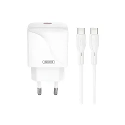 XO L141 20W Fast Charger Adapter with Type-C Cable