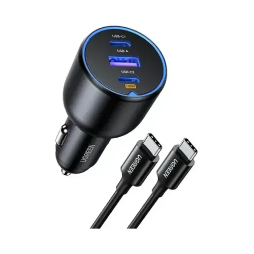 Ugreen EC705 130W 3 Port Fast Car Charger #55511 Ugreen EC705 130W 3 Port Fast Car Charger #55511