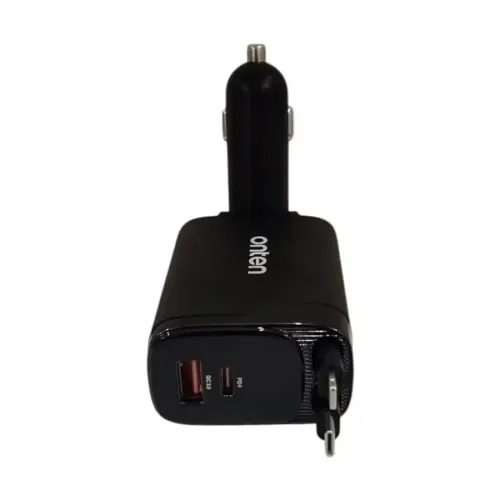 Onten OTN-CW72 36W Car Charger with Built-in Lightning and Type-C Cable Onten OTN-CW72 36W Car Charger with Built-in Lightning and Type-C Cable