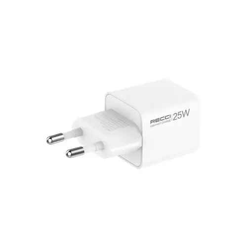 Recci RC106E 25W GaN Charger Adapter With Type-C Cable