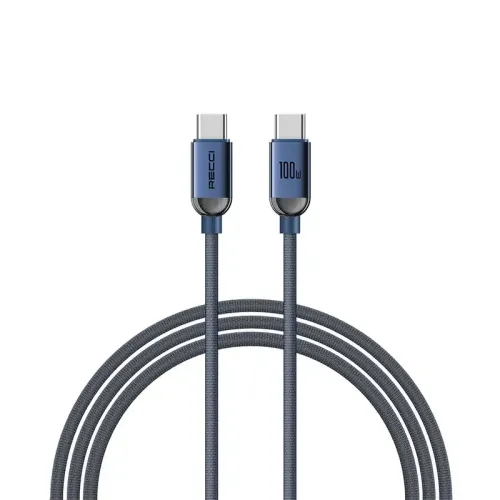 Recci RS09CC 1.2M 100W Type-C Fast Charging Cable