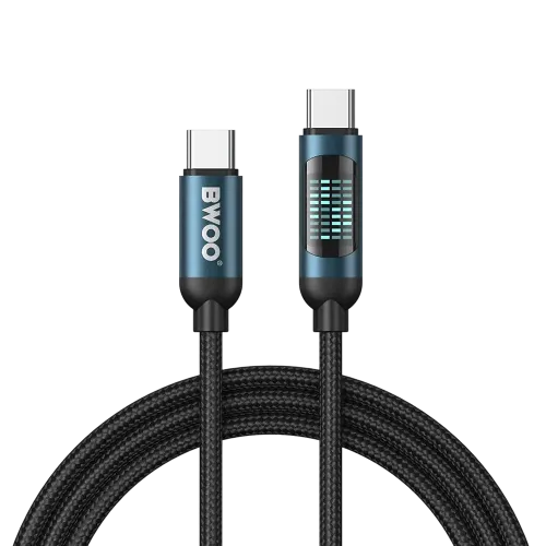 BWOO BO-X304C-C 60W 1M Type C Cable With LED Display
