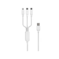 Foneng X80 100W 3-in-1 USB Fast Charging Cable