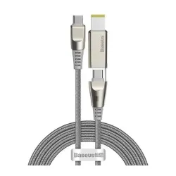 Baseus Flash Series Square Head Type-C to C + DC 100W Fast Charging Data Cable Baseus Flash Series Square Head Type-C to C + DC 100W Fast Charging Data Cable
