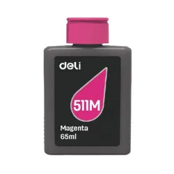 Deli 511M Magenta Ink Bottle Deli 511M Magenta Ink Bottle