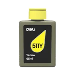 Deli 511Y Yellow Ink Bottle Deli 511Y Yellow Ink Bottle