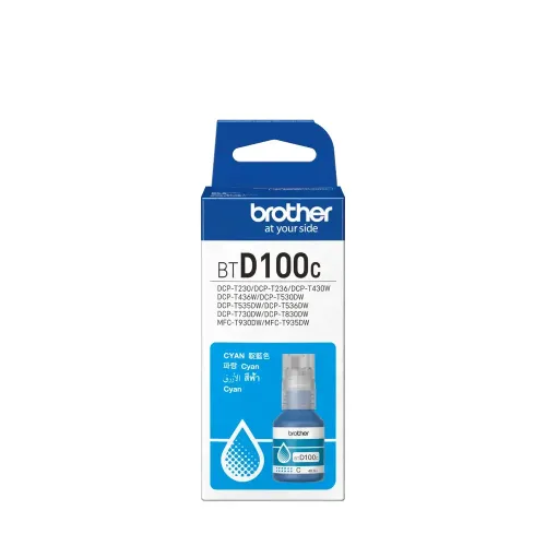 Brother BTD100C Cyan Ink Bottle