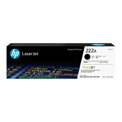 HP 222A Original LaserJet Black Toner HP 222A Original LaserJet Black Toner