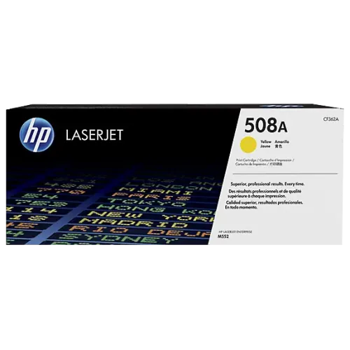 HP 508A Yellow Original LaserJet Toner (Bundle With Full Set)