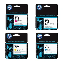 HP 712 DesignJet Cartridge (Full Set)