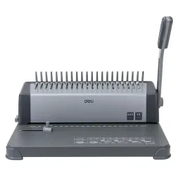 Deli E3872 425 Sheets Comb Spiral Binding Machine