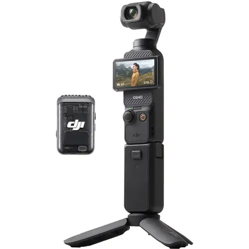DJI Osmo Pocket 3 Creator Combo 3 Axis Gimbal Stabilizer Action Camera DJI Osmo Pocket 3 Creator Combo 3 Axis Gimbal Stabilizer Action Camera