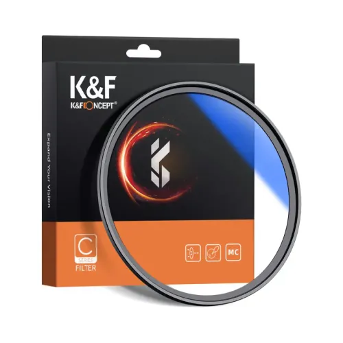 K&F Concept 37mm Classic Series NANO C Blue Multi-Coated HMC UV Camera Lens Filter K&F Concept 37mm Classic Series NANO C Blue Multi-Coated HMC UV Camera Lens Filter