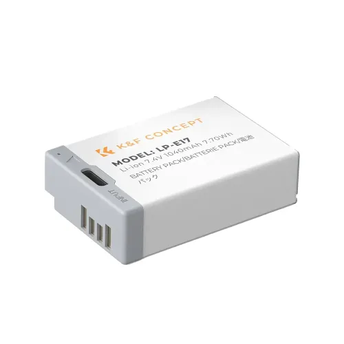 K&F Concept LP-E17 1040mAh Type-C Camera Battery (Single Pack)