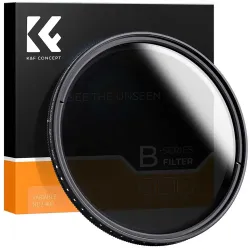 K&F Concept ND2-ND400 72mm Fader Slim Professional Variable Neutral Density Camera Lens Filter K&F Concept ND2-ND400 72mm Fader Slim Professional Variable Neutral Density Camera Lens Filter