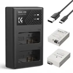 K&F Concept LP-E8 Dual Battery and Dual Slot Charger
