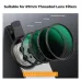 K&F Concept KF01.2898V2 67mm Clip-on Black Mist 1/4 Phone Camera Lens Filter