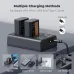 K&F Concept NP-FW50 1100mAh Camera Battery and Dual Slot Charger Kit