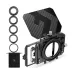 K&F Concept SKU.2364V1 Matte Box Kit With Two 4×5.65″ Square Filters
