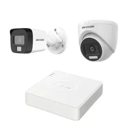 HIKVISION 2 unit 1080P night vision security cc camera Package