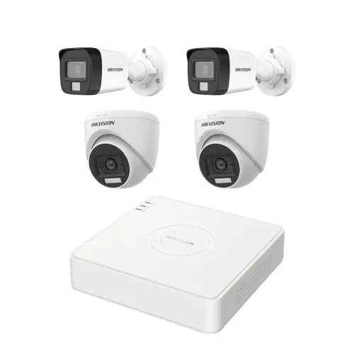 HIKVISION 4 unit 1080P night vision security cc camera Package