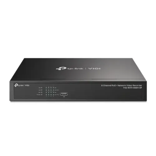 TP-Link VIGI NVR1008H-8P 8 Channel PoE+ Network Video Recorder (NVR) TP-Link VIGI NVR1008H-8P 8 Channel PoE+ Network Video Recorder (NVR)