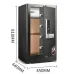 Deli 4117G Fingerprint Password Digital Safe Box / Locker / Vault