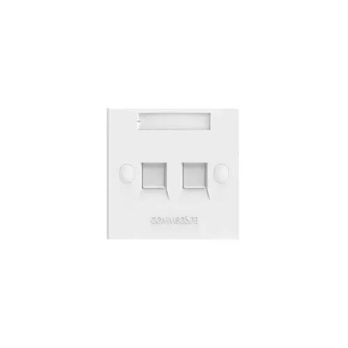 CommScope FPS-BS-2P-W 2-Ports Faceplate Kit