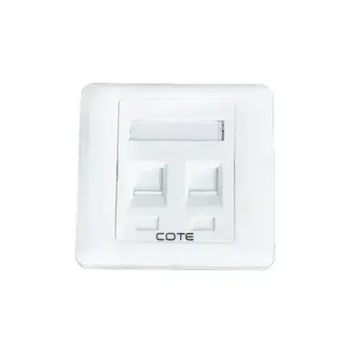 COTE CFP-2102 Double Port Face Plate