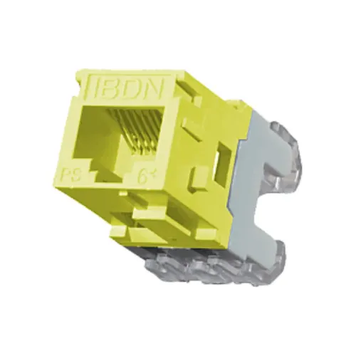 Belden AX101069 CAT 6 RJ45 Modular Jack Yellow Belden AX101069 CAT 6 RJ45 Modular Jack Yellow