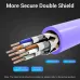 Vention IBMVG 1.5M Cat.6A SFTP Patch Cord Cable Purple
