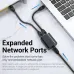 Vention IPTB0 1 to 2 RJ45 Splitter Adapter