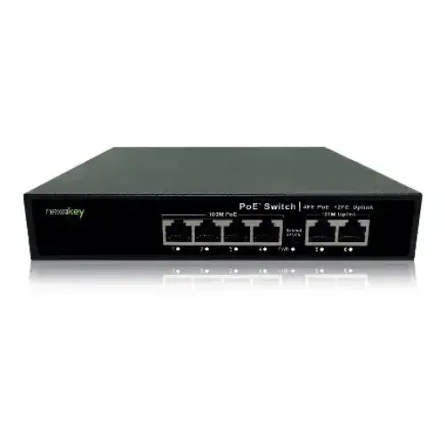 Nexakey NS6000S-4P2U 4 Port 100M Unmanaged PoE Switch