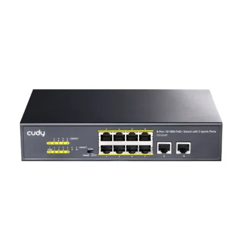 Cudy FS1010P 8 Port PoE+ Unmanaged Switch Cudy FS1010P 8 Port PoE+ Unmanaged Switch
