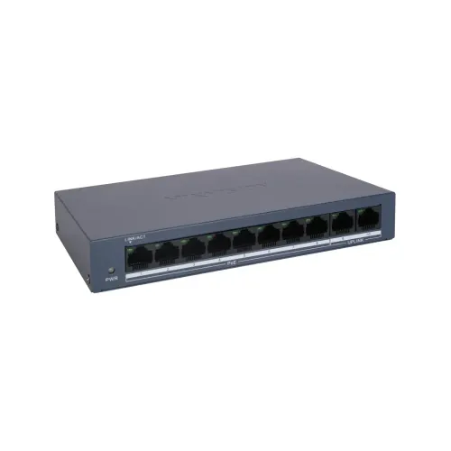 Hikvision DS-3E0110MP-E/M 8 Port Fast Ethernet Unmanaged PoE Switch