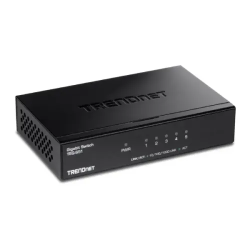 TRENDnet TEG-S51 5-Port Gigabit Desktop Switch