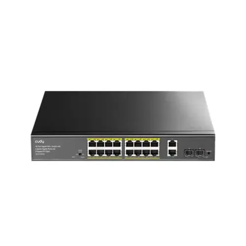 Cudy GS1018PS2 16-Port Gigabit PoE Switch with 2 GbE and 2 SFP Port