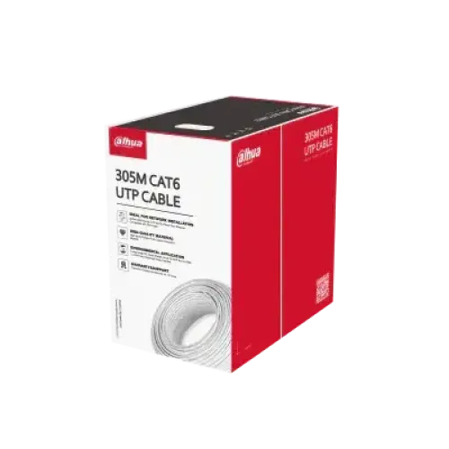 Dahua PFM922I-6UN-C CAT6 305 Meter UTP Cable (Orange/White) Dahua PFM922I-6UN-C CAT6 305 Meter UTP Cable (Orange/White)
