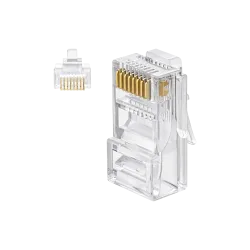 Safenet 36-3000WT-CE Cat6 8P8C RJ45 Connector (50 Pcs)