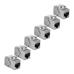 TRENDnet TC-KC06C6A Cat6A RJ45 Keystone Jack (6-Pack)