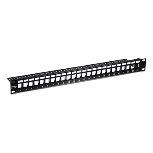 TRENDnet TC-KP24S 24-Port Blank Keystone Shielded 1U Patch Panel