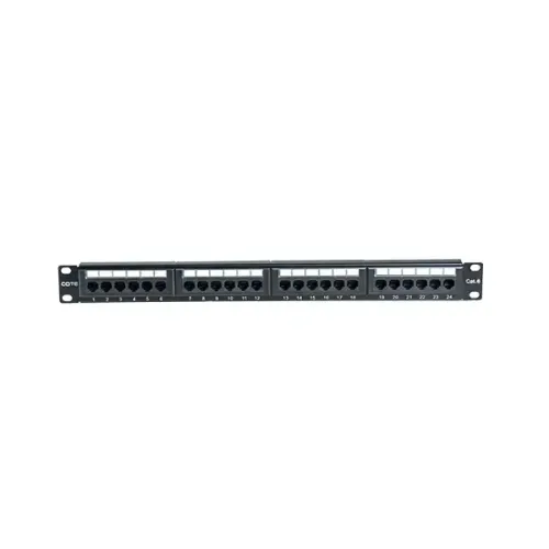 COTE CPP-2106-24P 24-Port Cat6 RJ45 Patch Panel With RJ-45 Modular