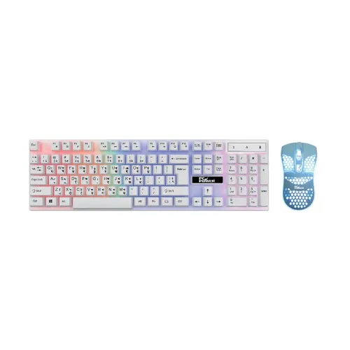 PC Power PGC801BG13 RGB Wired Gaming Keyboard Mouse Combo with Bangla PC Power PGC801BG13 RGB Wired Gaming Keyboard Mouse Combo with Bangla