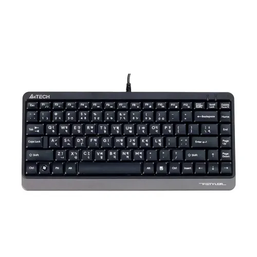A4TECH FK11 USB Mini Keyboard With Bangla Black A4TECH FK11 USB Mini Keyboard With Bangla Black
