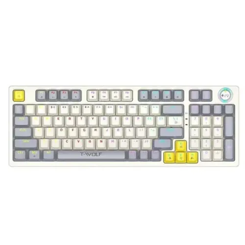 T-Wolf T50 Wired RGB Mechanical Gaming Keyboard